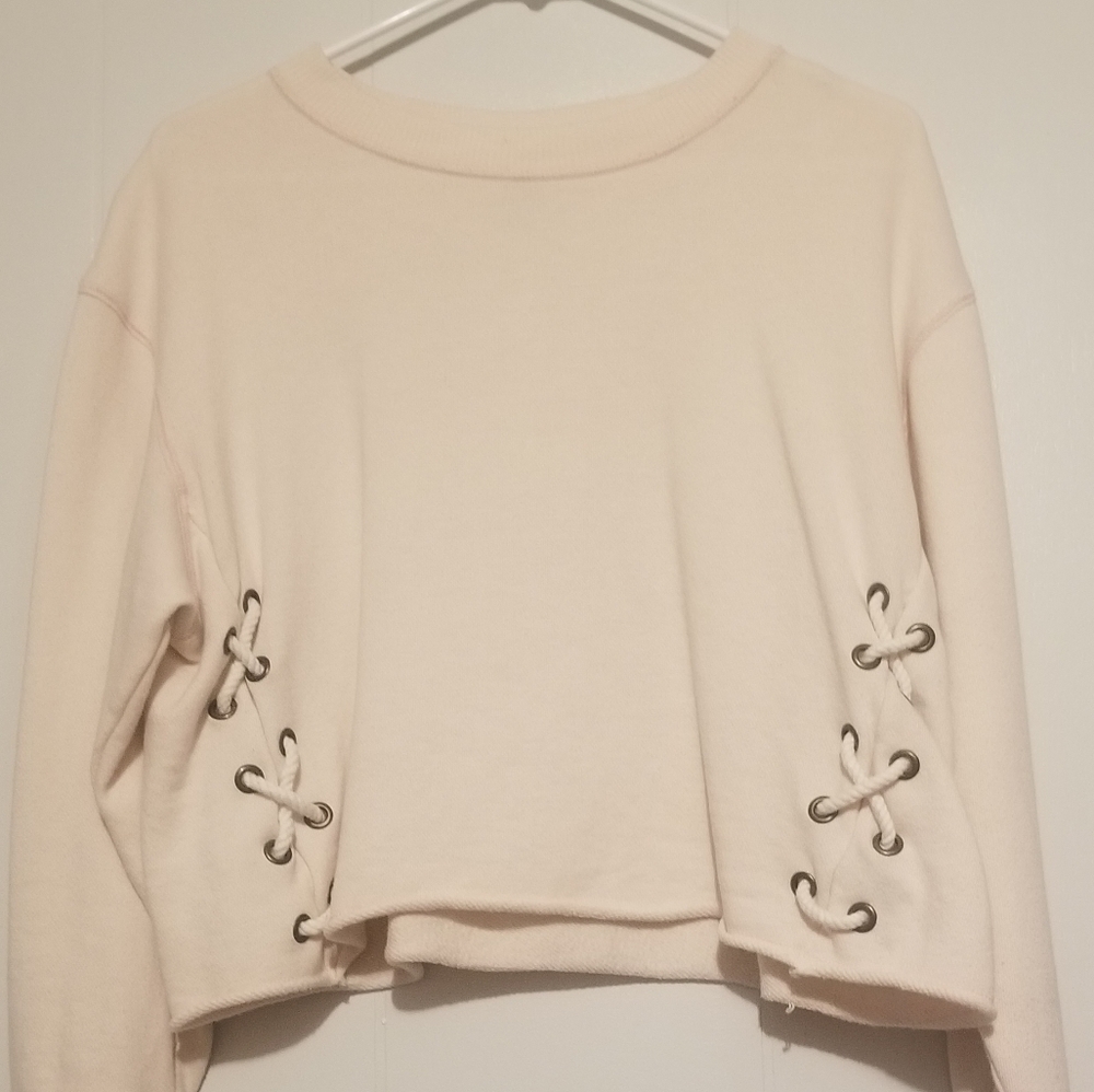 Aerie pink light sweater